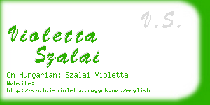 violetta szalai business card